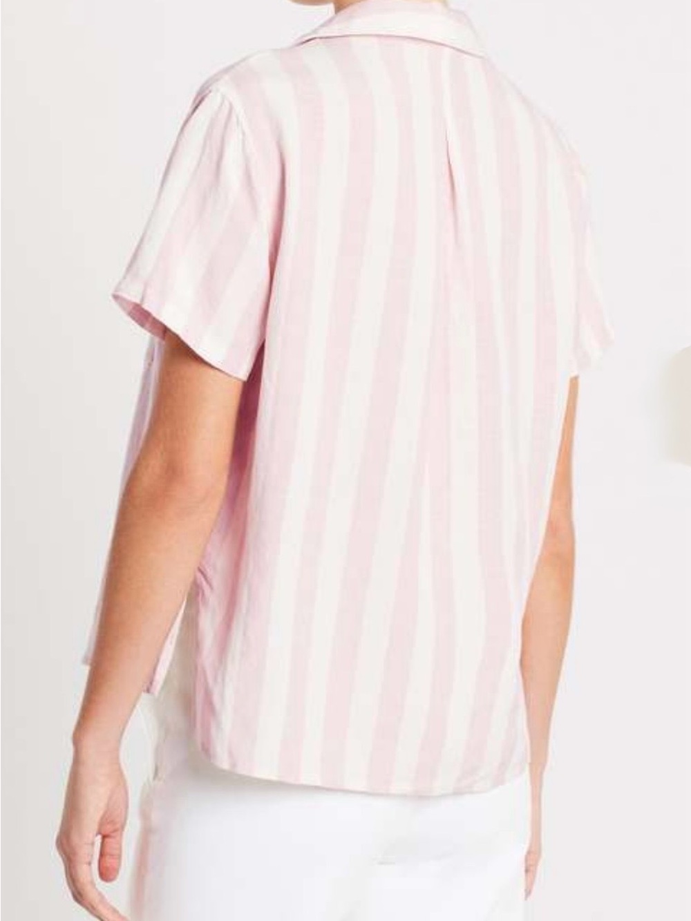 Rails Zuma Short Sleeve Shirt in Petal Stripe size L - Picture 3 of 10